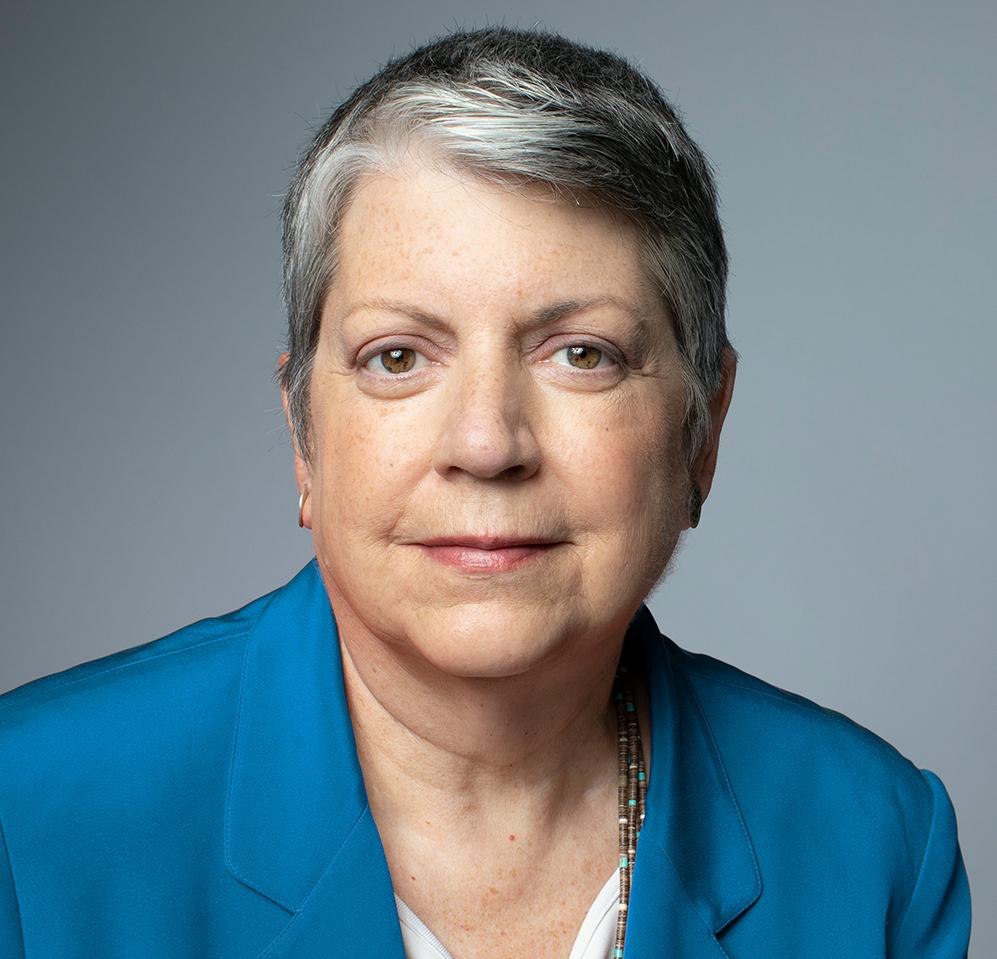 Headshot image of Janet Napolitano, CDSS Advisory Board Member