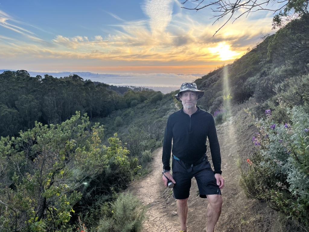 Philip Stark on a trail in the East Bay (Photo /Philip Stark)