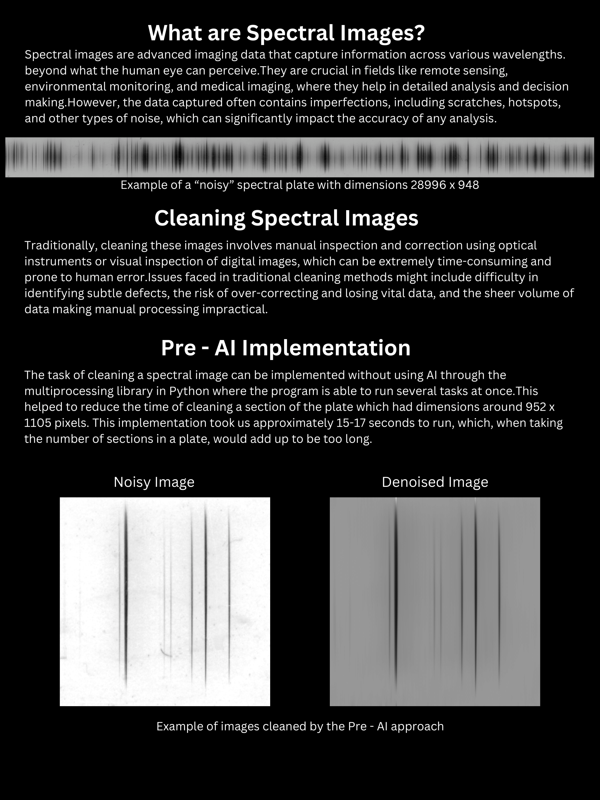 Fall 2023 - Spectral Images an AI Data Driven Approach