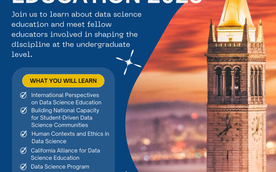 national workshop on data science education 2023 flyer